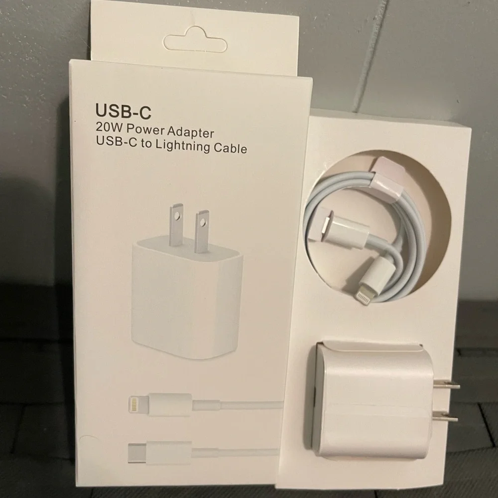 USB-C (20W Power Adapter) lightning cable